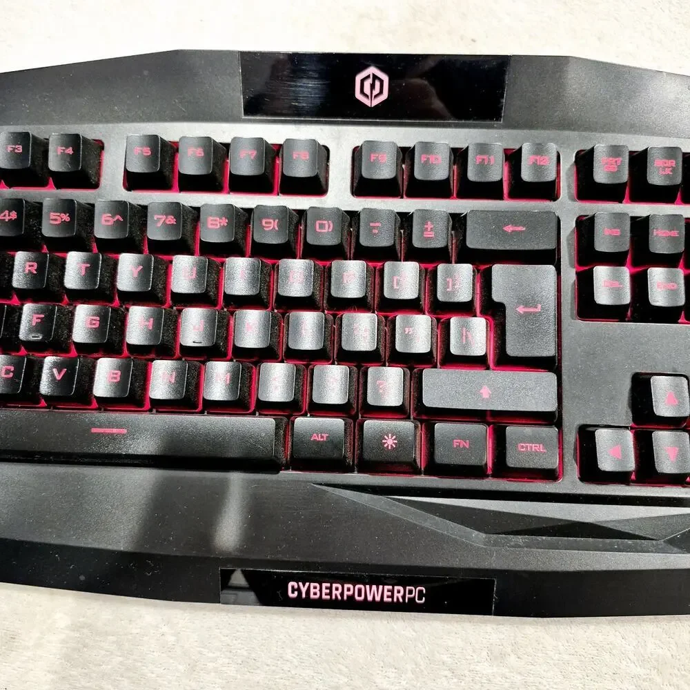 CyberPowerPC led gaming keyboard wired USB